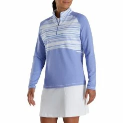 FootJoy Women's Watercolor Half-Zip Mid-Layer -Shoes Sales Shop footjoy womens watercolor half zip mid layer violet 02 07700.1676596242