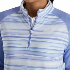 FootJoy Women's Watercolor Half-Zip Mid-Layer -Shoes Sales Shop footjoy womens watercolor half zip mid layer violet 04 75205.1676593730