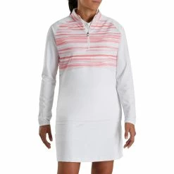 FootJoy Women's Watercolor Half-Zip Mid-Layer -Shoes Sales Shop footjoy womens watercolor half zip mid layer white 02 25539.1676598846