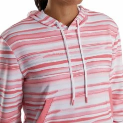 FootJoy Women's Watercolor Pullover Hoodie 24 FootJoy Women's Watercolor Pullover Hoodie -Shoes Sales Shop footjoy womens watercolor pullover hoodie bright coral 04 12161.1676583418