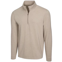 Greg Norman Heathered 1/4 Zip Mock -Shoes Sales Shop greg norman heathered 1 4 zip mock bamboo heather 01 14060.1632774997