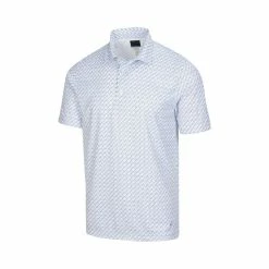 Greg Norman ML75 Microlux Iron Print Polo 12 Greg Norman ML75 Microlux Iron Print Polo -Shoes Sales Shop greg norman ml75 microlux iron print polo white 01 86557.1644349993