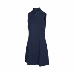 Greg Norman Women's Flare Sleeveless Zip Dress -Shoes Sales Shop greg norman womens flare sleeveless zip dress navy 01 89039.1644419993