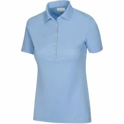 Greg Norman Women's Freedom Micro Pique Short Sleeve Polo -Shoes Sales Shop greg norman womens freedom micro pique short sleeve polo coastal blue 01 15972.1659043413