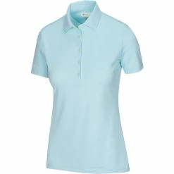 Greg Norman Women's Freedom Micro Pique Short Sleeve Polo -Shoes Sales Shop greg norman womens freedom micro pique short sleeve polo pure aqua 01 88684.1659043413
