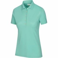 Greg Norman Women's Freedom Micro Pique Short Sleeve Polo -Shoes Sales Shop greg norman womens freedom micro pique short sleeve polo waterfall 01 80071.1659043413