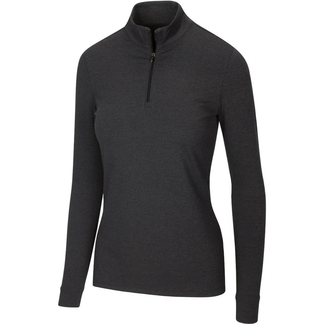 Greg Norman Women's Peached Heather 1/4 Zip 6 Greg Norman Women's Peached Heather 1/4 Zip - Image 4