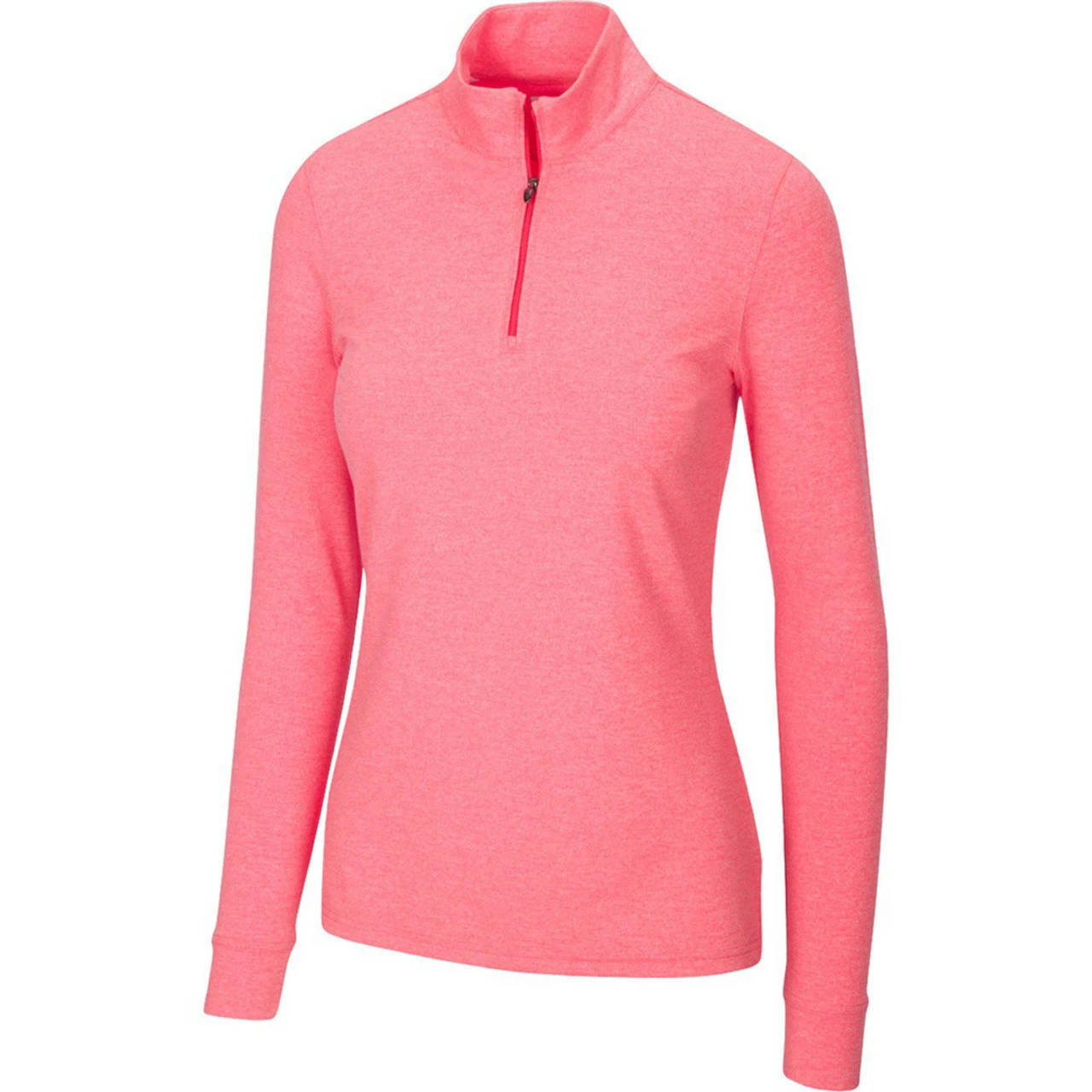 Greg Norman Women's Peached Heather 1/4 Zip 7 Greg Norman Women's Peached Heather 1/4 Zip - Image 5