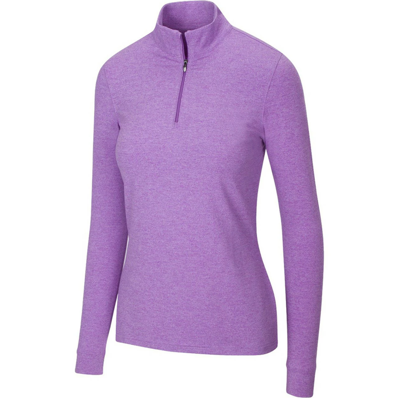 Greg Norman Women's Peached Heather 1/4 Zip 4 Greg Norman Women's Peached Heather 1/4 Zip - Image 2