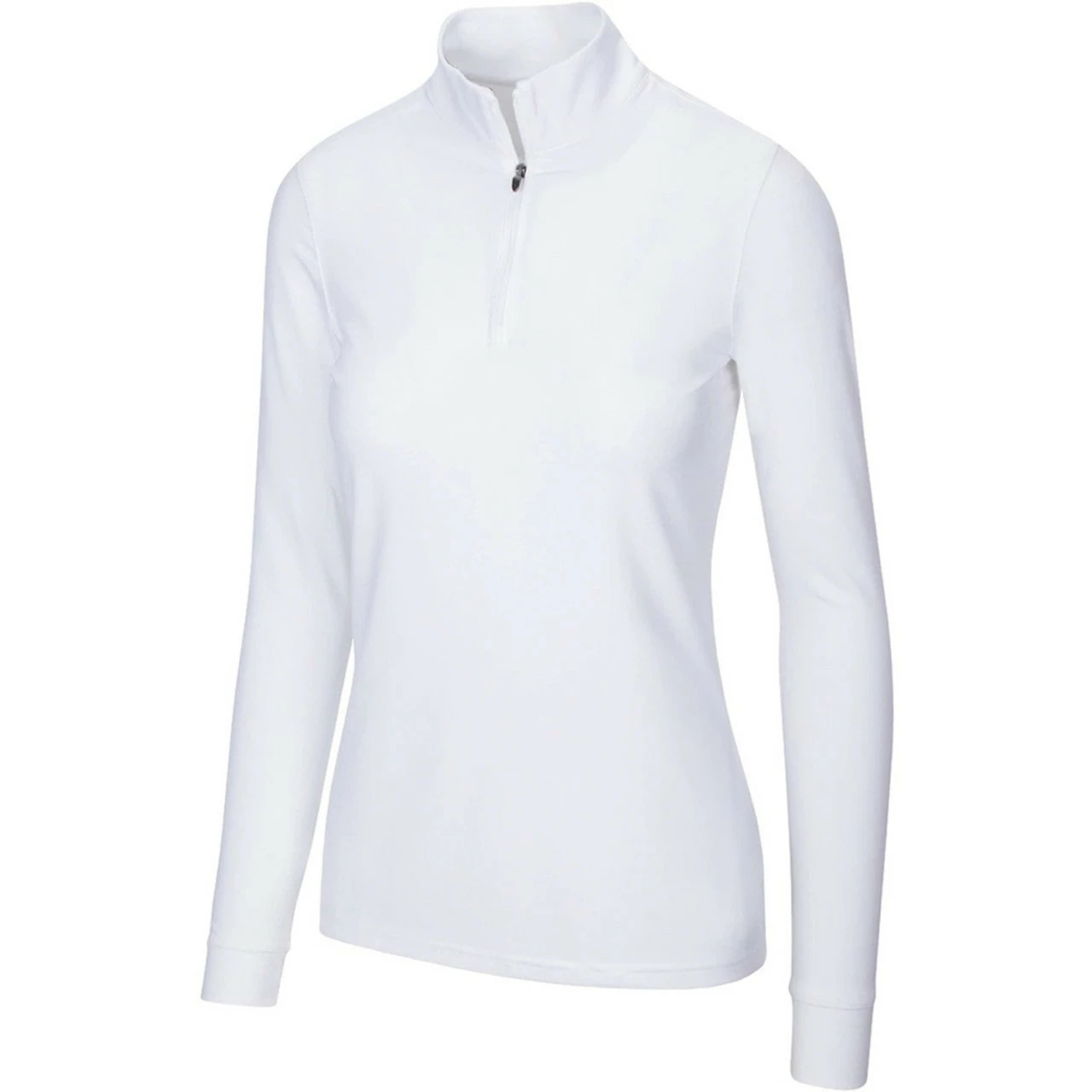 Greg Norman Women's Peached Heather 1/4 Zip 5 Greg Norman Women's Peached Heather 1/4 Zip - Image 3