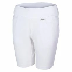 Greg Norman Women's Pull-On Stretch Shorts -Shoes Sales Shop greg norman womens pull on stretch short white 01 11608.1633375074