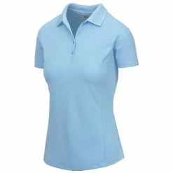 Greg Norman Women's Short Sleeve Protek Micro Pique Polo -Shoes Sales Shop greg norman womens short sleeve protek micro pique polo bliss blue 01 08237.1633463944