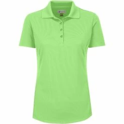 Greg Norman Women's Short Sleeve Protek Micro Pique Polo -Shoes Sales Shop greg norman womens short sleeve protek micro pique polo island green 01 32808.1633463944