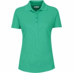 Greg Norman Women's Short Sleeve Protek Micro Pique Polo -Shoes Sales Shop greg norman womens short sleeve protek micro pique polo jade 01 30969.1633464080