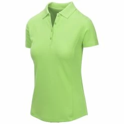 Greg Norman Women's Short Sleeve Protek Micro Pique Polo -Shoes Sales Shop greg norman womens short sleeve protek micro pique polo lime green 01 45575.1633463944