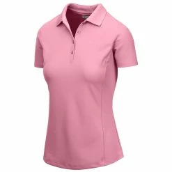 Greg Norman Women's Short Sleeve Protek Micro Pique Polo -Shoes Sales Shop greg norman womens short sleeve protek micro pique polo pink sky 01 32409.1633463944