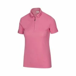 Greg Norman Women's Zip Polo -Shoes Sales Shop greg norman womens zip polo coral guava 01 03355.1644418951
