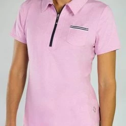 Jofit Grosgrain Ribbon Pocket Polo - Bloom
