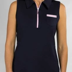 Jofit Sleeveless Pocket Polo - Midnight