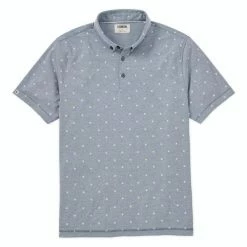 Linksoul Micro Fern Print Oxford Polo