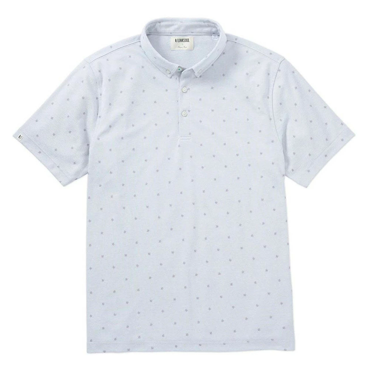 Linksoul Micro Fern Print Oxford Polo 10 Linksoul Micro Fern Print Oxford Polo - Image 8