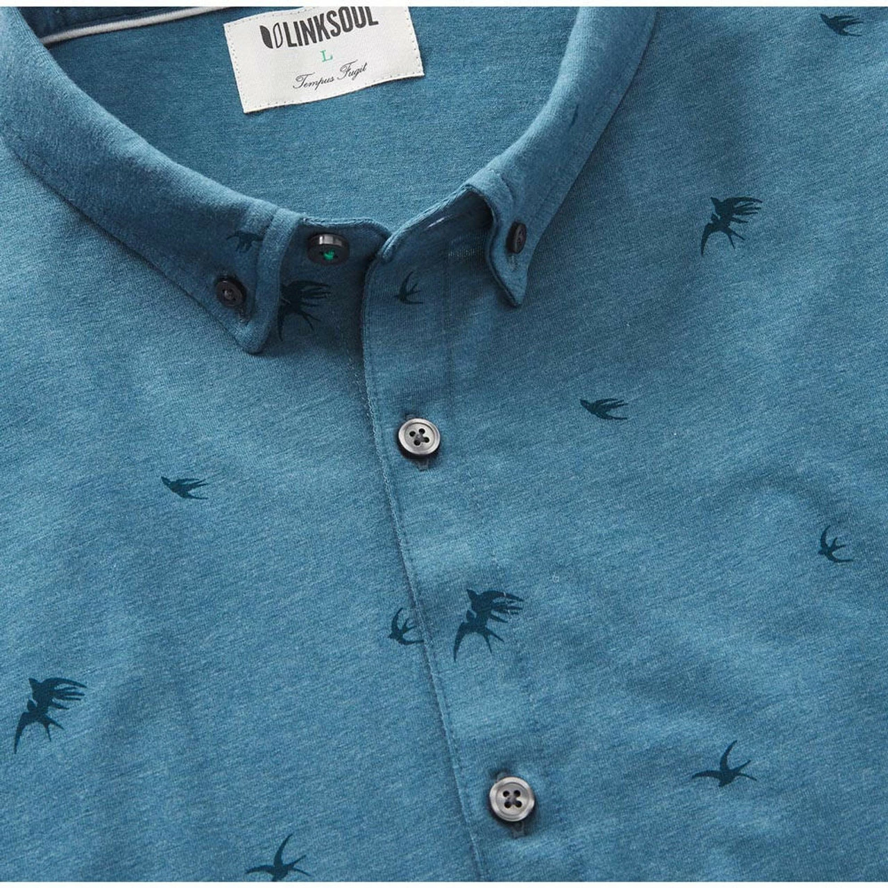 Linksoul Songbird Print Anza Shirt 7 Linksoul Songbird Print Anza Shirt - Image 5