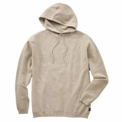 Linksoul Waffle Hoodie -Shoes Sales Shop linksoul waffle hoodie oat heather 01 69075.1676590833