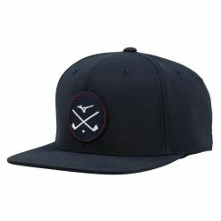 Mizuno Crossed Clubs Snapback Hat -Shoes Sales Shop mizuno crossed clubs snapback hat navy 01 10086.1673899703