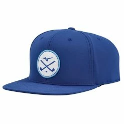 Mizuno Crossed Clubs Snapback Hat -Shoes Sales Shop mizuno crossed clubs snapback hat royal 01 20305.1673904001