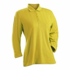 Nancy Lopez Grace 3/4 Sleeve Polo -Shoes Sales Shop nancy lopez grace 3 4 sleeve polo amber 01 47156.1633541344