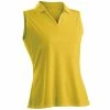 Nancy Lopez Luster Sleeveless Polo - Plus Size -Shoes Sales Shop nancy lopez luster sleeveless polo plus size amber 01 02667.1633460810