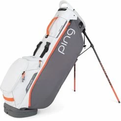 Ping Hoofer Lite Stand Bag -Shoes Sales Shop ping hoofer lite stand bag grey white coral 01 1 00823.1643986715