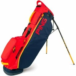 Ping Hoofer Lite Stand Bag -Shoes Sales Shop ping hoofer lite stand bag navy sunkiss yellow 01 57863.1646323030