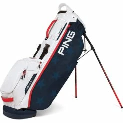 Ping Hoofer Lite Stand Bag -Shoes Sales Shop ping hoofer lite stand bag navy white red 01 1 60451.1643986715