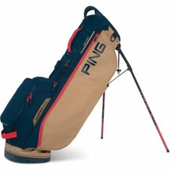 Ping Hoofer Lite Stand Bag -Shoes Sales Shop ping hoofer lite stand bag tan navy sunkiss 01 25734.1643988670