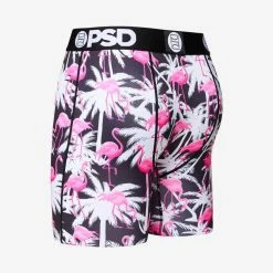 PSD Palms Flamingo Boxer Brief -Shoes Sales Shop psd palms flamingo boxer brief black 03 35524.1640810194