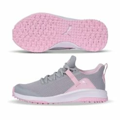 Puma Junior Grip Fusion EVO Golf Shoes -Shoes Sales Shop puma junior grip fusion evo golf shoes high rise pink lady 01 79514.1648585342