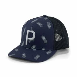 Puma Pineapple Trucker P Hat 12 Puma Pineapple Trucker P Hat -Shoes Sales Shop puma pineapple trucker p hat navy blazer flat light gray 01 48947.1678814880