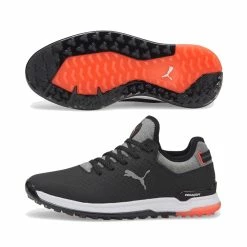 Puma Women's Alphacat Golf Shoes 7 Puma Women's Alphacat Golf Shoes -Shoes Sales Shop puma womens alphacat golf shoes black silver hot coral 01 75413.1648649460