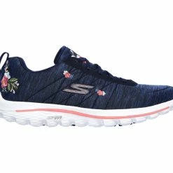 Skechers Women's Go Golf Walk Sport - Bloom Golf Shoes - Navy/White