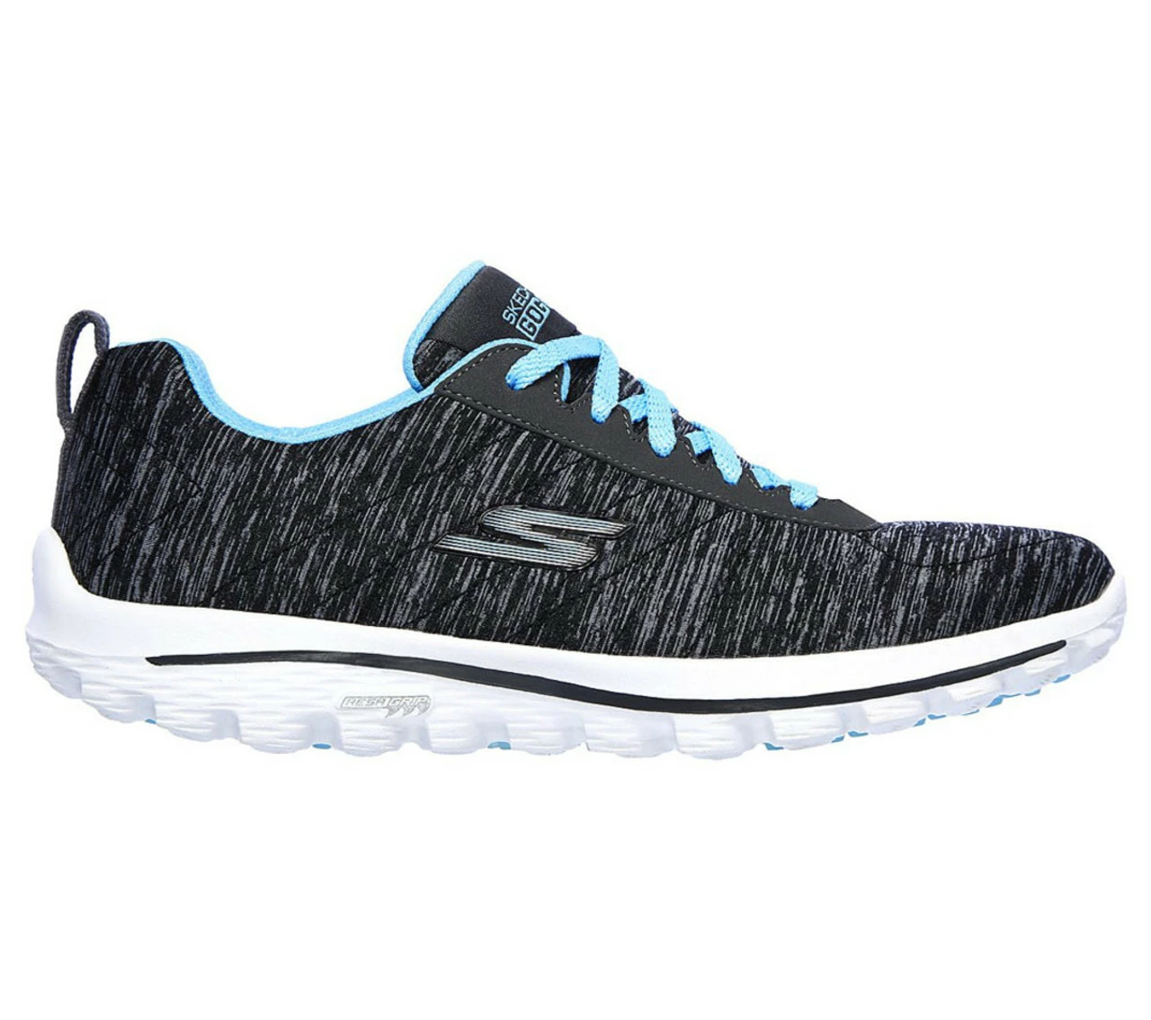 Skechers Women's Go Golf Walk Sport Golf Shoes - Black/Blue 3 Skechers Women's Go Golf Walk Sport Golf Shoes - Black/Blue