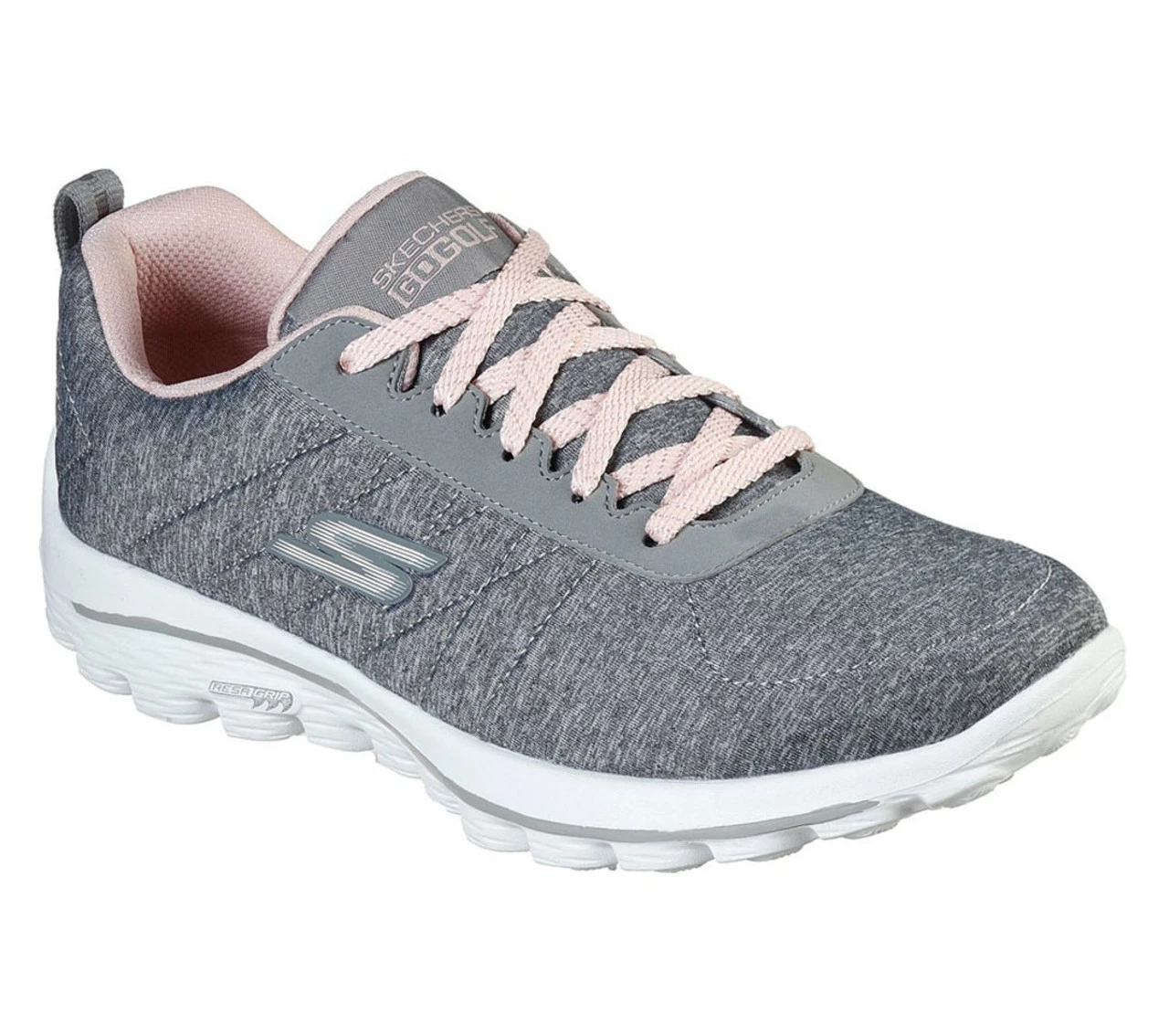 Skechers Women's Go Golf Walk Sport Golf Shoes - Gray/Pink 5 Skechers Women's Go Golf Walk Sport Golf Shoes - Gray/Pink - Image 3