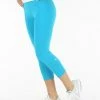 Straight Down Women's Secret Capri Leggings 1 Straight Down Women's Secret Capri Leggings -Shoes Sales Shop straight down womens secret capri legging turquoise 01 07737.1633116563
