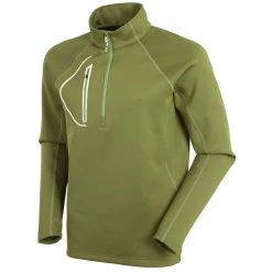 Sunice Allendale SuperliteFX Stretch Thermal Half-Zip Pullover -Shoes Sales Shop sunice allendale superlitefx stretch thermal half zip layer army green 01 50505.1649869641