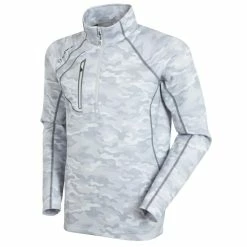 Sunice Allendale SuperliteFX Stretch Thermal Half-Zip Pullover -Shoes Sales Shop sunice allendale superlitefx stretch thermal half zip layer magnesium camo 01 47609.1637001462