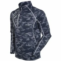 Sunice Allendale SuperliteFX Stretch Thermal Half-Zip Pullover -Shoes Sales Shop sunice allendale superlitefx stretch thermal half zip layer midnight camo 01 37336.1637001462