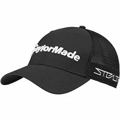 TaylorMade Tour Cage Fitted Hat -Shoes Sales Shop taylormade tour cage fitted hat black 01 76414.1677783782