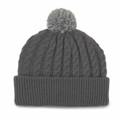 Titleist Cable Knit Pom Pom Beanie 15 Titleist Cable Knit Pom Pom Beanie -Shoes Sales Shop titleist cable knit pom pom beanie gray white 02 31891.1636747906