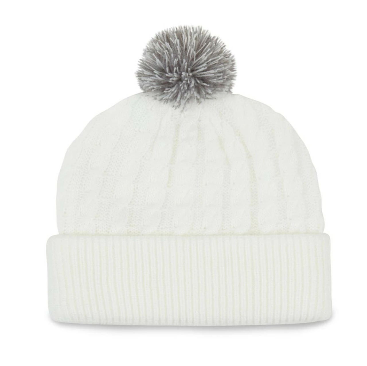 Titleist Cable Knit Pom Pom Beanie 4 Titleist Cable Knit Pom Pom Beanie - Image 2