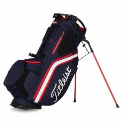 Titleist Hybrid 14 Stand Bag -Shoes Sales Shop titleist hybrid 14 stand bag navy white red 01 14235.1675438682